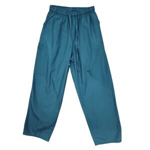 BlackStar Scrubs Pants Size XS Elastic Waist Multiple Pockets Blue